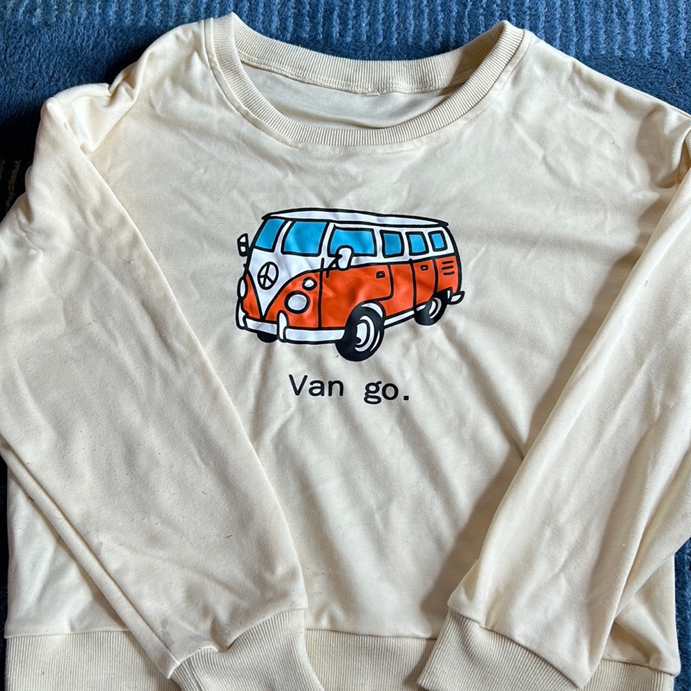 Life is Good Crewneck Pullover size M